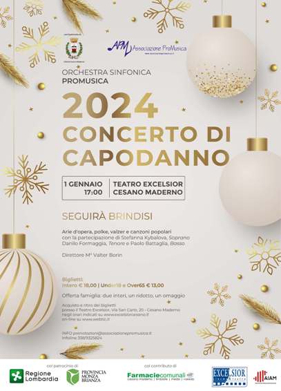 1 gennaio 2024 - Cesano Maderno - Concerto di Capodanno