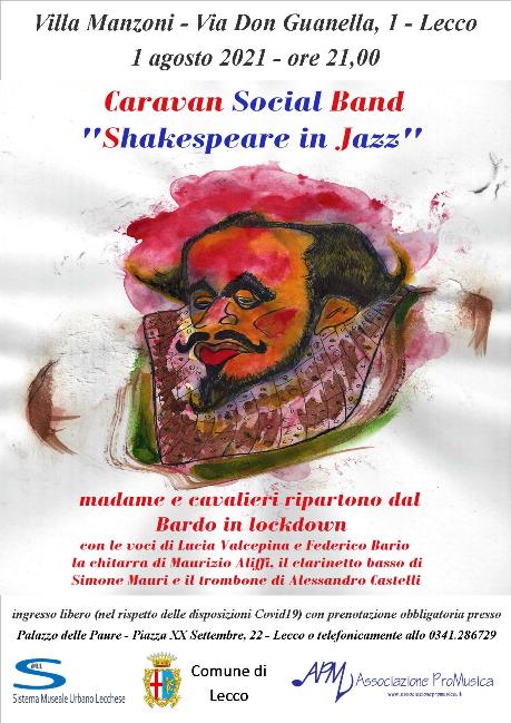 1 agosto 2021 - Lecco - Shakespeare in Jazz