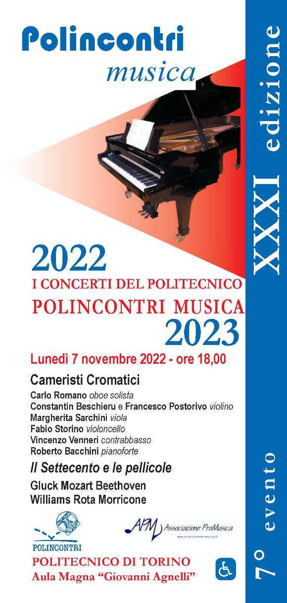 7 novembre 2022 - Torino - Cameristi Cromatici