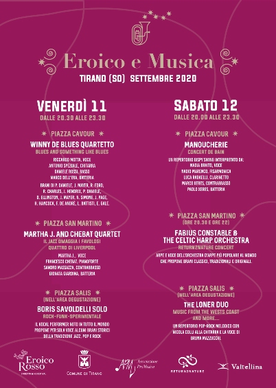 11 settembre 2020 - Tirano - Eroico Rosso Sforzato wine festival 2020