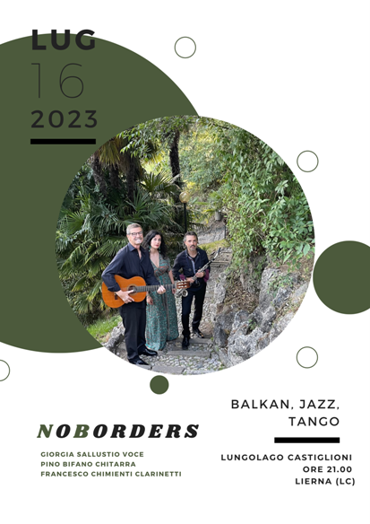 16 luglio 2023 - Lierna - NoBorders Trio