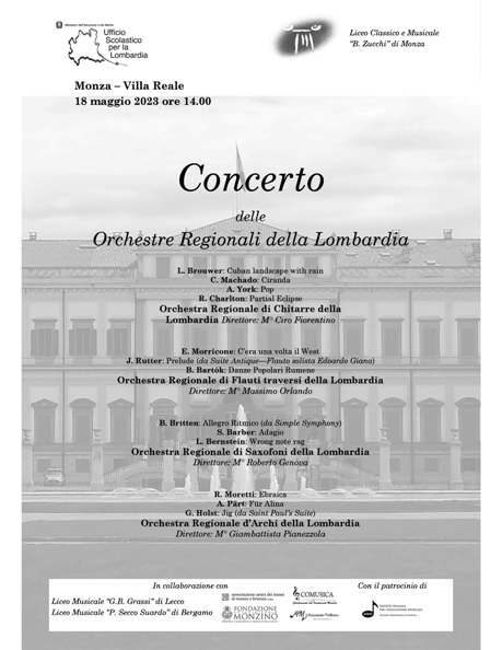 18 maggio 2023 - Monza - Orchestre Regionali della Lombardia