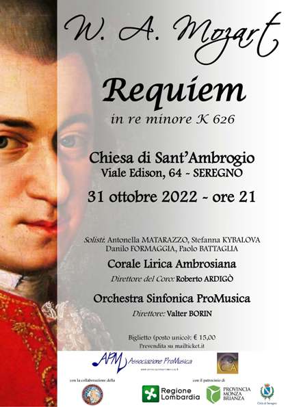 31 ottobre 2022 - Seregno - Requiem di Mozart